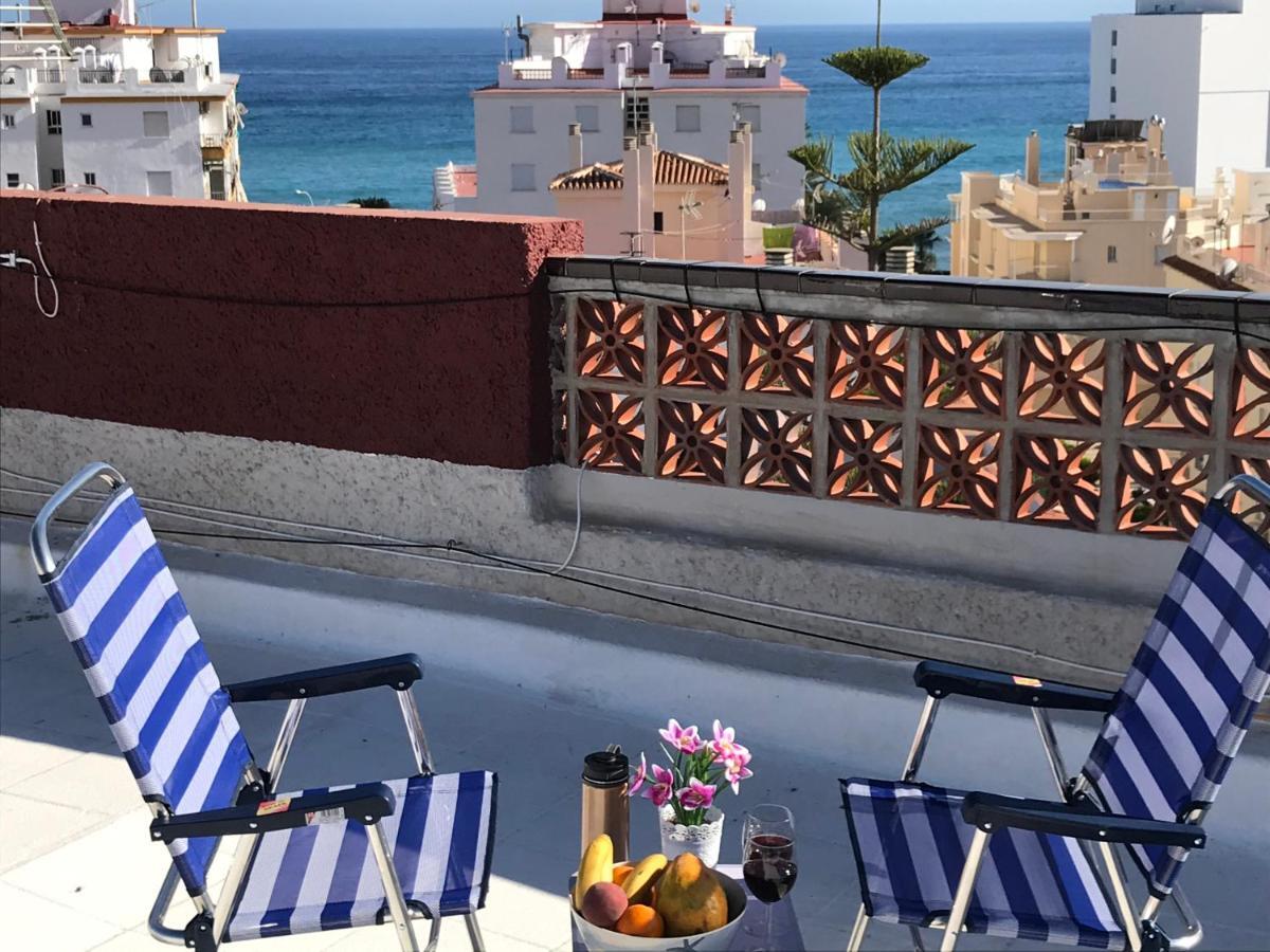 Mini Penthouse Close To Beach With Nice Seaviews Nerja Exterior foto